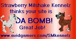 Strawberry Milkshake Kennelz award