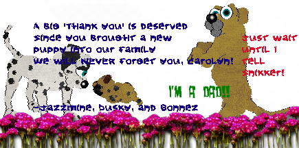 A lovely thank you from Ashlie
