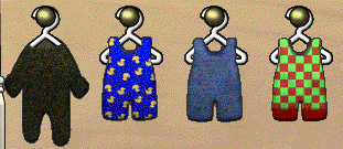 four clothing items