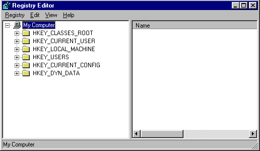Open Regedit