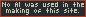No AI was used in the making of this site