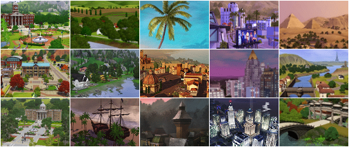 Sims 3 Thumbnails